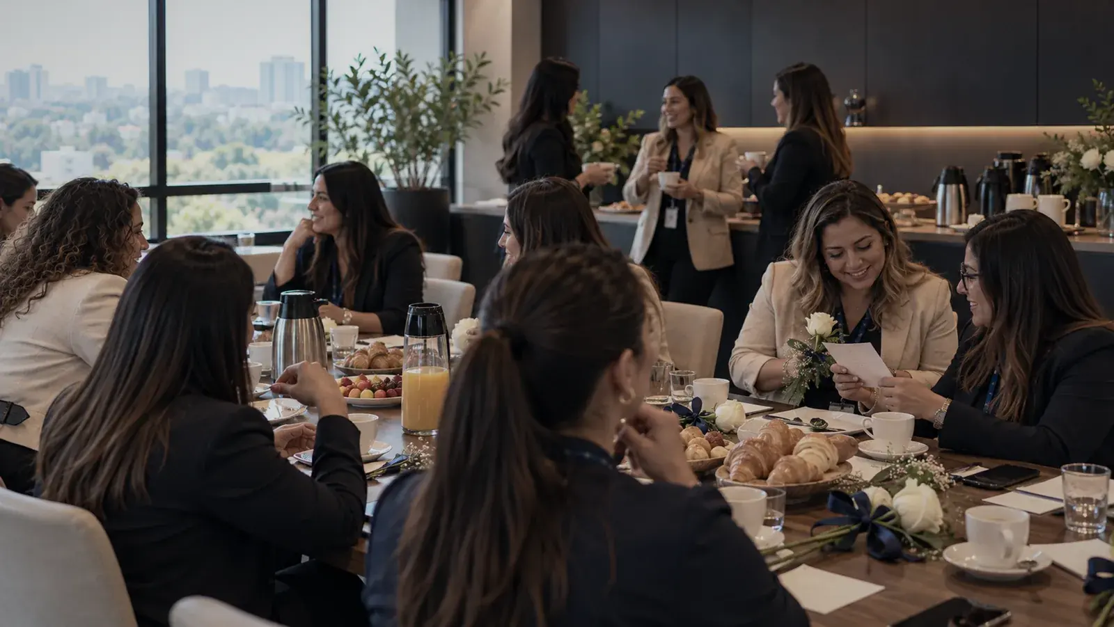 Café da manhã do Dia da Mulher